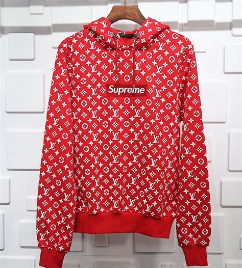 supreme hoodie louis vuitton for sale|supreme louis vuitton tracksuit.